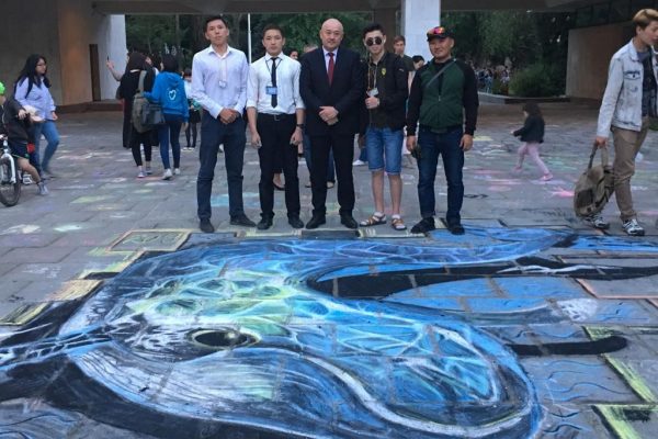 Участие студентов и преподавателей Бишкекского колледжа архитектуры и менеджмента в строительстве  в «Ночи музеев – 2019»